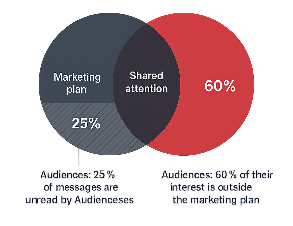 Pie chart showing 60% of opportunities are unplanned.
